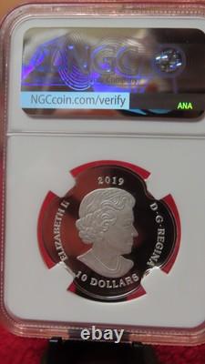 2019 Canada $10 Remembrance Day Proof. 9999 Silver Coin First Releases NGC PF 70