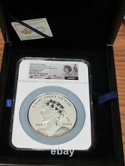 2019 Canada 10 oz Silver Peace and Liberty Mint Medal Mercanti Taylor PR70 Q2F5