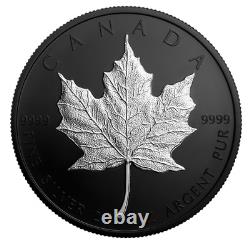 2019 Canada 2 oz Silver Maple Leaf Rhodium Proof Coin