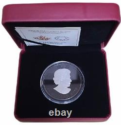 2019 Canada 2 oz Silver Maple Leaf Rhodium Proof Coin