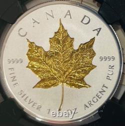 2019 Canada $20 Gilt MAPLE LEAF Incuse 40th ANNIVERSARY NGC PF70REV PF FDOI