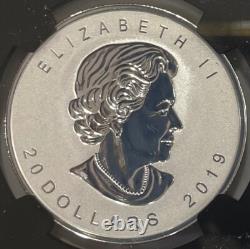 2019 Canada $20 Gilt MAPLE LEAF Incuse 40th ANNIVERSARY NGC PF70REV PF FDOI