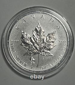 2019 Canada $5 Reverse Proof 1 oz. 9999 Silver Maple Leaf Phonograph Privy Mark