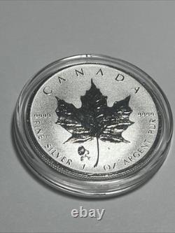 2019 Canada $5 Reverse Proof 1 oz. 9999 Silver Maple Leaf Phonograph Privy Mark