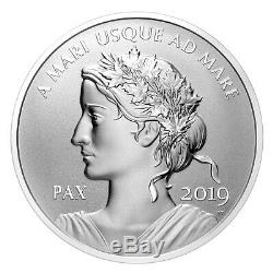2019 Canada Peace & Liberty UHR 1 oz. 9999 Silver Reverse Proof