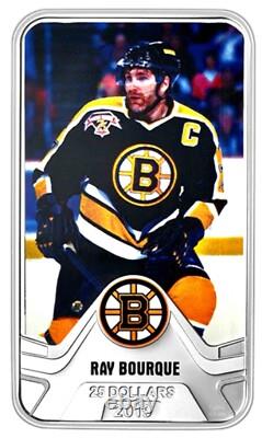 2019 Canada S$25 NHL Ray Bourque Boston Bruins 1.5 Oz Silver Color NGC PF70 UC