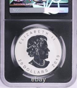 2019 Canada Silver $20 Maple Leaf Gold Incuse First Day NGC Reverse Proof PF70
