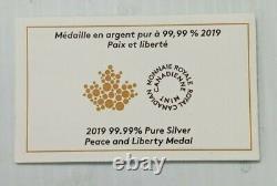 2019 Canada Silver Kilo Peace & Liberty UHR Reverse Proof NGC PF70 Signed Q4DE