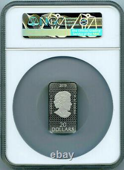 2019 Canada UFO Unexplained Phenomenon Shag Harbour $20 1oz Silver NGC PF70UC FR