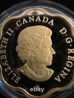 2019 Canadian $20 Fine Silver/gold Plated Proof Coin. Iconic Maple Leaves