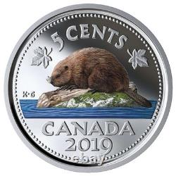 2019 Classic Canadian Coins Pure Silver Colourised Proof Set 2.03 oz. Box COA