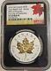 2019 Gilt Canada $20 Silver Maple Gold Incuse 40th Anniv NGC PF70 Rev PF FDOP