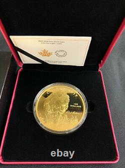 2019'Into the Light Lion' Gold-Plated Proof $100 Fine Silver 10 oz. Coin