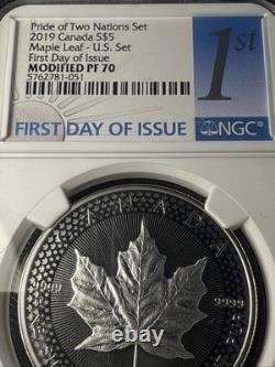 2019 Modified Proof $5 Silver Canadian Maple Leaf NGC PF69 FDI First Label