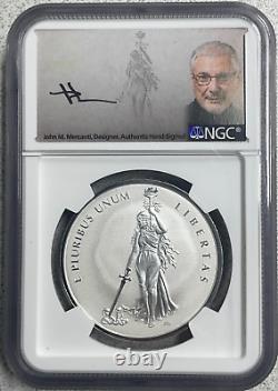 2019 Official Mint Medal 1oz. Canada Silver Peace & Liberty UHR PF70 REV PF NGC