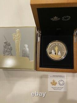 2019 Peacekeeping Renewed Dollar Masters Club 2oz Silver Proof $1 Coin Canada