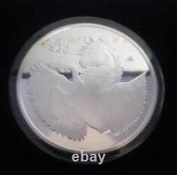 2019 Pegasus 5oz Fine Silver Proof Diamond-set Coin Jubilee mint only 50 mintage