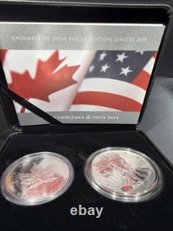 2019 Pride Of Two Nations Limited Edition Two Coin Set Royal Canadian Version