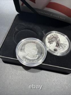 2019 Pride Of Two Nations Limited Edition Two Coin Set Royal Canadian Version