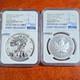 2019 Pride of Two Nations American Silver Eagle Canada Maple set NGC PF70