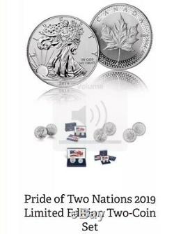 2019 Pride of Two Nations(USA & CANADA) Limited Edition Two-Coin Set