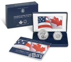 2019 Pride of Two Nations(USA & CANADA) Limited Edition Two-Coin Set DELIVERED