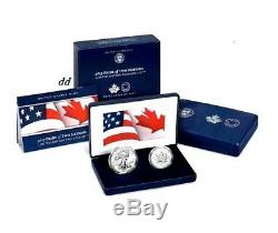 2019 Pride of Two Nations(USA & CANADA) Limited Edition Two-Coin Set PRESALE