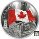 2019'The Fabric of Canada' Colorized Proof $30 Silver Coin 2oz. 9999Fine(18784)