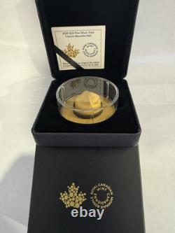 2020 1.5 oz $25 99.99% PURE SILVER/GOLD PLATED CANADIAN MOUNTIE HAT WITH OGP+COA