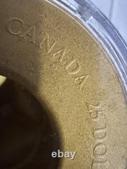 2020 1.5 oz $25 99.99% PURE SILVER/GOLD PLATED CANADIAN MOUNTIE HAT WITH OGP+COA