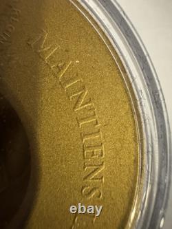 2020 1.5 oz $25 99.99% PURE SILVER/GOLD PLATED CANADIAN MOUNTIE HAT WITH OGP+COA