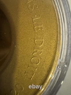 2020 1.5 oz $25 99.99% PURE SILVER/GOLD PLATED CANADIAN MOUNTIE HAT WITH OGP+COA