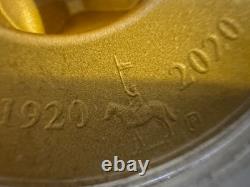 2020 1.5 oz $25 99.99% PURE SILVER/GOLD PLATED CANADIAN MOUNTIE HAT WITH OGP+COA
