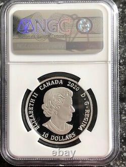 2020 $10 Canada Silver 350th Hudson's Bay Co Ngc Pf69 Ucam Proof First Releases