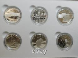 2020 $10 O Canada! -Pure Silver 6 Coin Set with Box & COA3.06oz. 999 Matte Proof Set