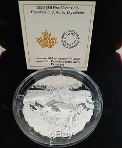 2020 175th Franklin's Lost Arctic Expedition 5OZ Silver Proof $50 Coin Canada