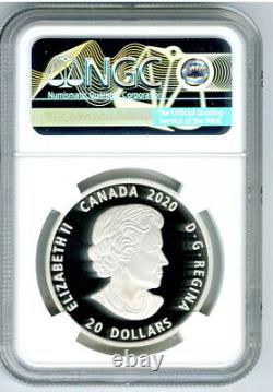 2020 $20 Canada Silver Proof Bill Reid Grizzly Bear Ngc Pf69 First Day Of Issue