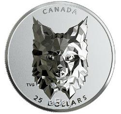 2020 Canada 1 oz Multifaceted Animal Head Lynx EHR Silver Proof Coin