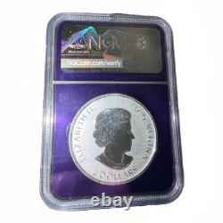 2020 Canada $2 Woodland Caribou 0.9999 Silver NGC PF70 Reverse Proof