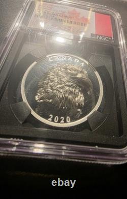 2020 Canada $25 Bald Eagle Extraordinary High Relief NGC PF70 UC FDOI