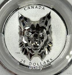 2020 Canada $25 Lynx Multifaceted High Relief Silver Coin PCGS PF70DCAM FDOI