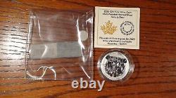 2020 Canada $25 One Ounce. 999 Silver Multifaceted Grizzly Bear In Pouch