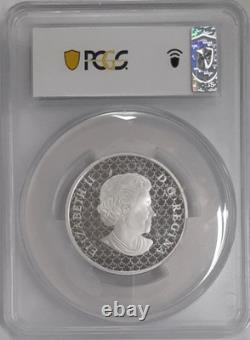 2020 Canada $30 Maple Leaf Brooch Legacy. 9999 Silver Coin PCGS PR70DCAM