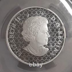 2020 Canada $30 Maple Leaf Brooch Legacy. 9999 Silver Coin PCGS PR70DCAM