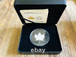 2020 Canada $50 Silver Maple Leaf 3oz INCUSE BLACK Rhodium