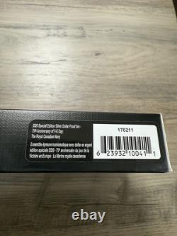 2020 Canada 75th Anniversary of V-E Day Commemorative Fine Silver Proof Set OGP