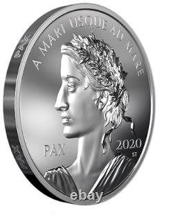 2020 Canada Peace Dollar Ultra High Relief 1$ 99.99% Pure Silver Coin