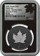 2020 Canada Silver Proof Maple Leaf INCUSE BLACK Rhodium NGC PF70 FDOI pre-sale