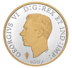 2020 Canada Silver Proof Set with V-E Day 24k Gold Plated Silver Dollar Coin