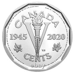 2020 Canada Spec. Edition Silver Proof 75th Ann. Of V-E Day Royal Canadian Navy